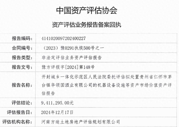 配资台 茅台镇华领国酒业被拍卖：娃哈哈曾控股，或与华林集团有关联